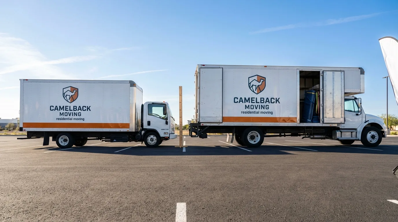 Moving truck size capacity guide in Gillett